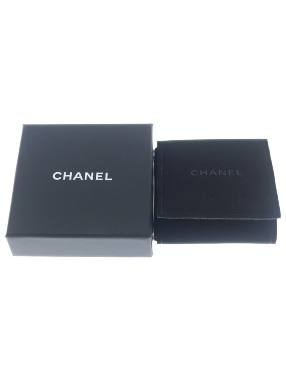 Chanel CC Logo Faux Pearl Line Stone Brooch Pin Badge Silver - Picture 6 of 6